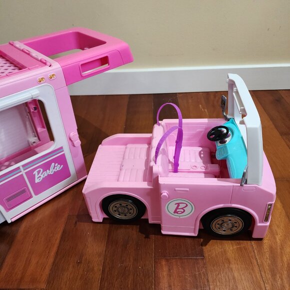 Barbie 3-in-1 Dream Camper Vehicle Mattel - Picture 7 of 9